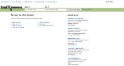 Desktop Screenshot of emploiannonces.fr