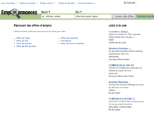 Tablet Screenshot of emploiannonces.fr
